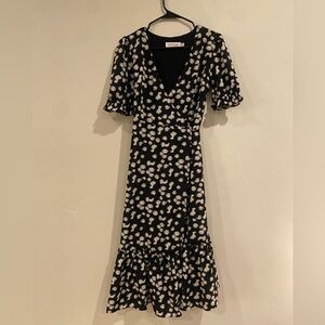 Petal & Pup Floral Wrap Dress